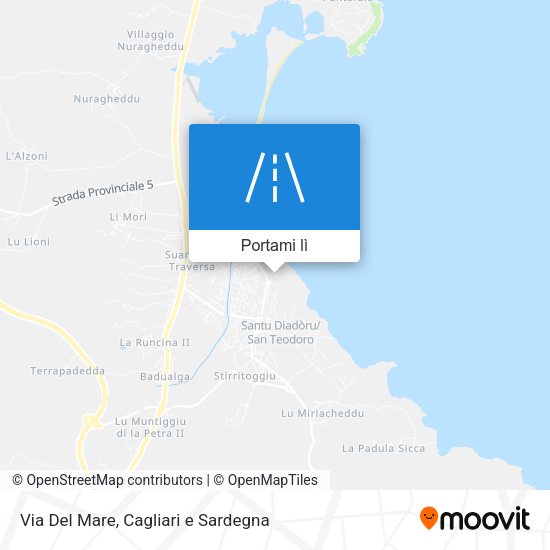 Mappa Via Del Mare