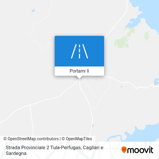 Mappa Strada Provinciale 2 Tula-Perfugas