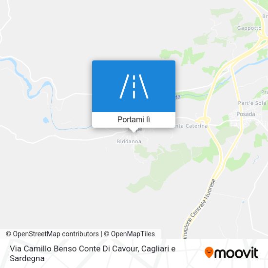 Mappa Via Camillo Benso Conte Di Cavour