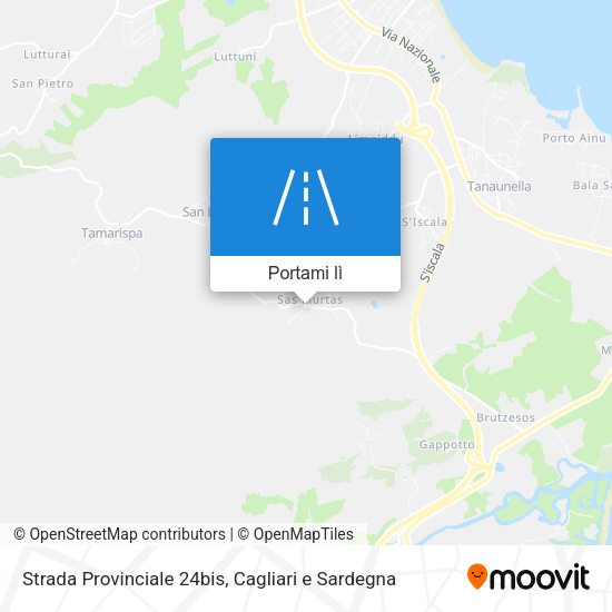 Mappa Strada Provinciale 24bis