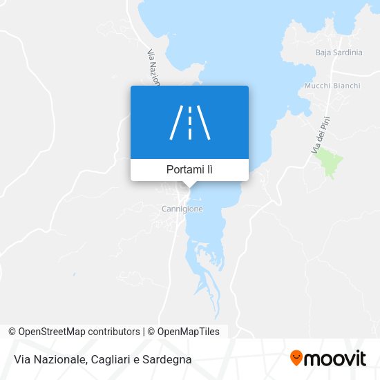 Mappa Via Nazionale