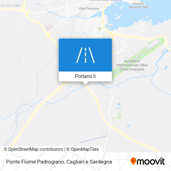 Mappa Ponte Fiume Padrogiano