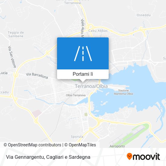 Mappa Via Gennargentu