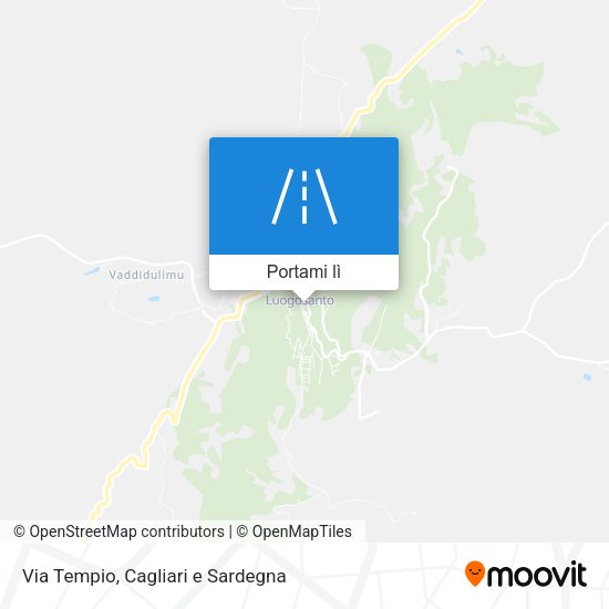 Mappa Via Tempio