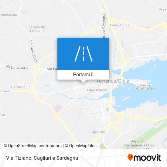Mappa Via Tiziano