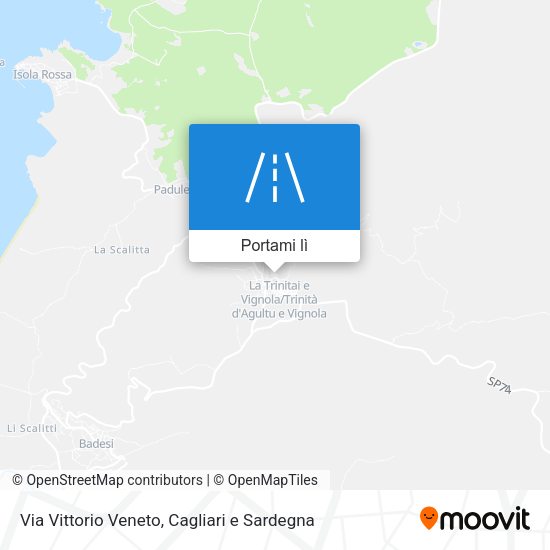 Mappa Via Vittorio Veneto