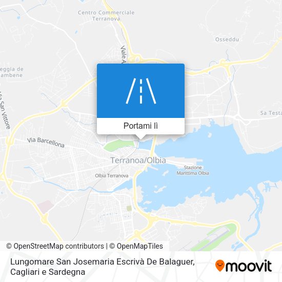 Mappa Lungomare San Josemaria Escrivà De Balaguer