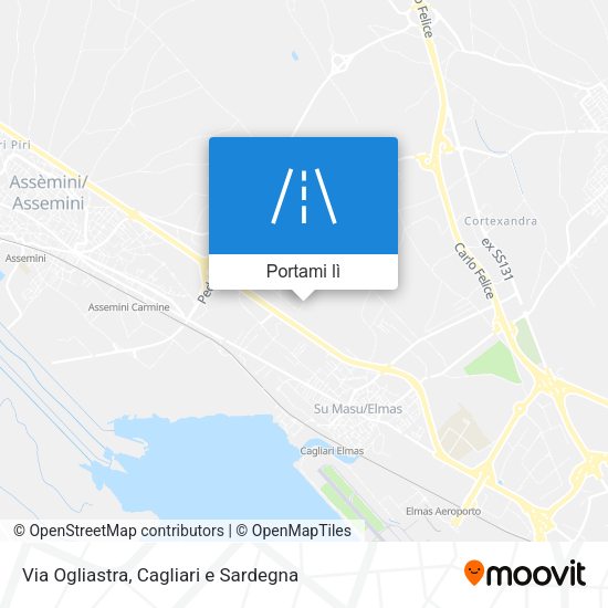 Mappa Via Ogliastra