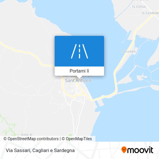 Mappa Via Sassari