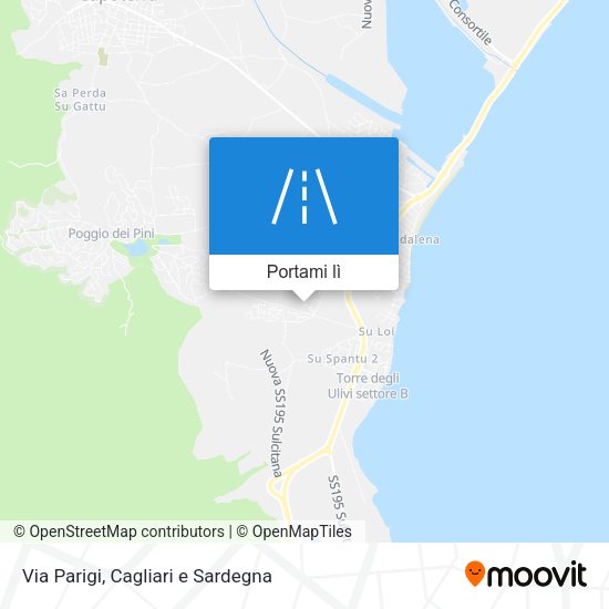 Mappa Via Parigi