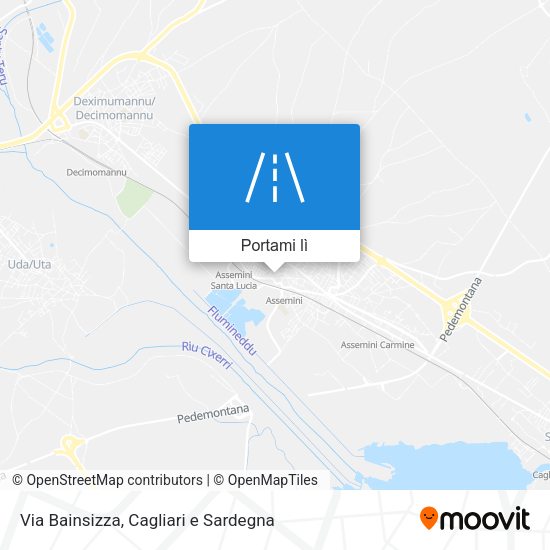 Mappa Via Bainsizza