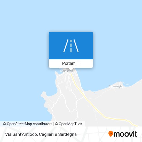 Mappa Via Sant'Antioco