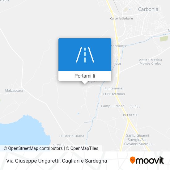 Mappa Via Giuseppe Ungaretti