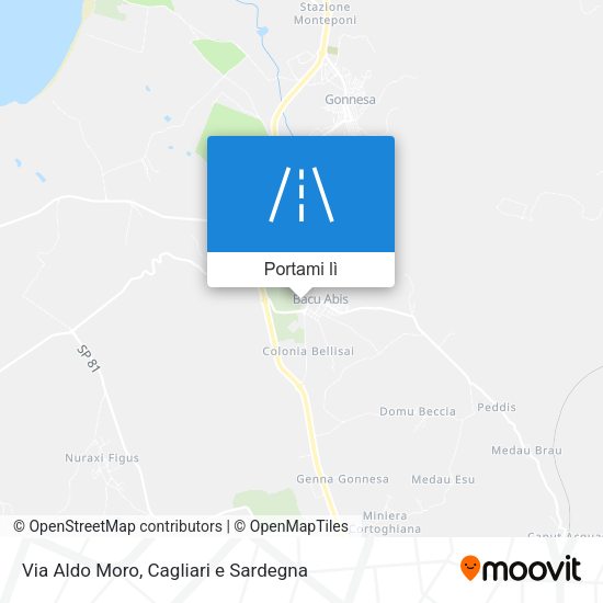 Mappa Via Aldo Moro