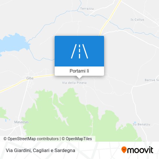 Mappa Via Giardini