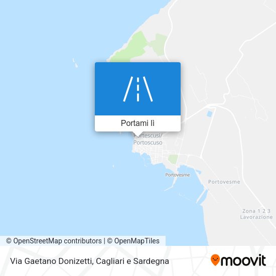 Mappa Via Gaetano Donizetti