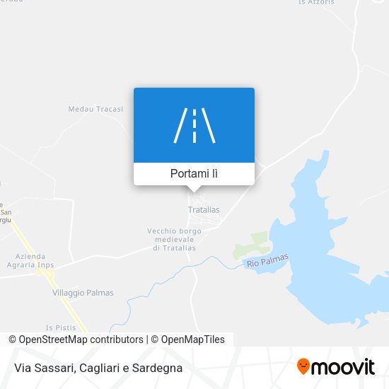 Mappa Via Sassari