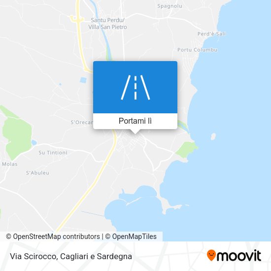 Mappa Via Scirocco