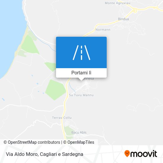 Mappa Via Aldo Moro