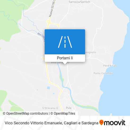 Mappa Vico Secondo Vittorio Emanuele