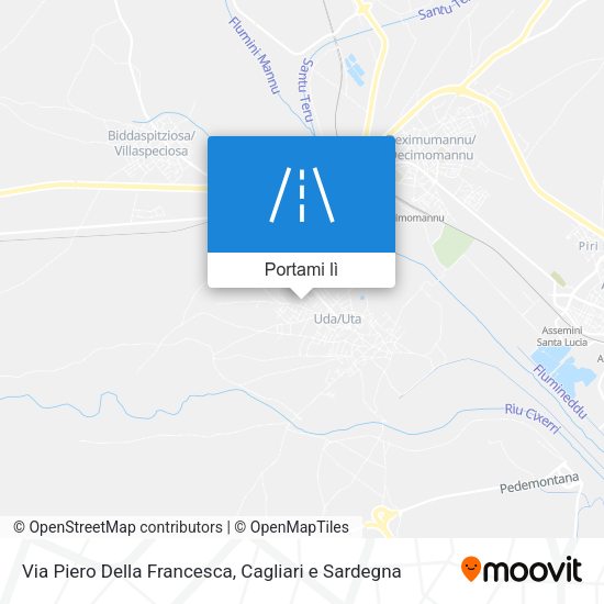 Mappa Via Piero Della Francesca