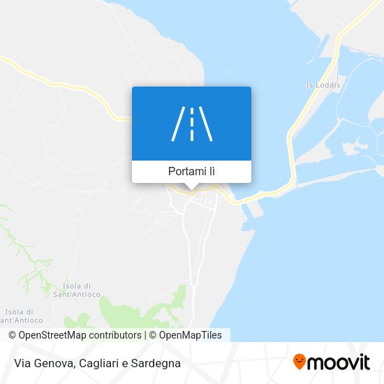 Mappa Via Genova