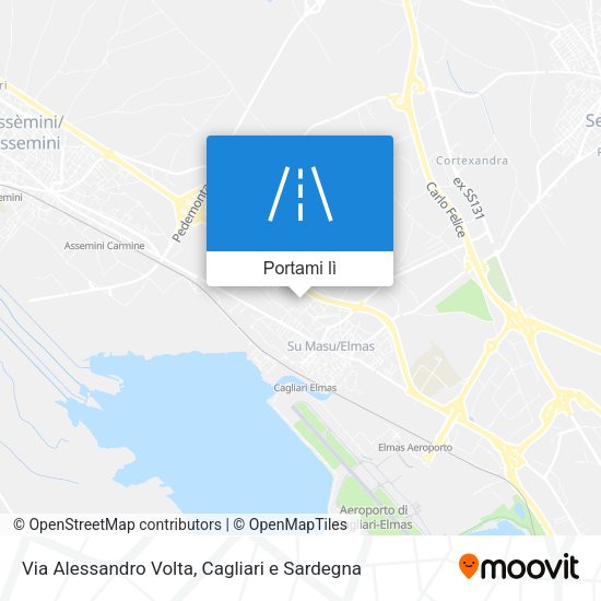 Mappa Via Alessandro Volta