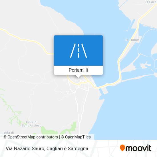 Mappa Via Nazario Sauro