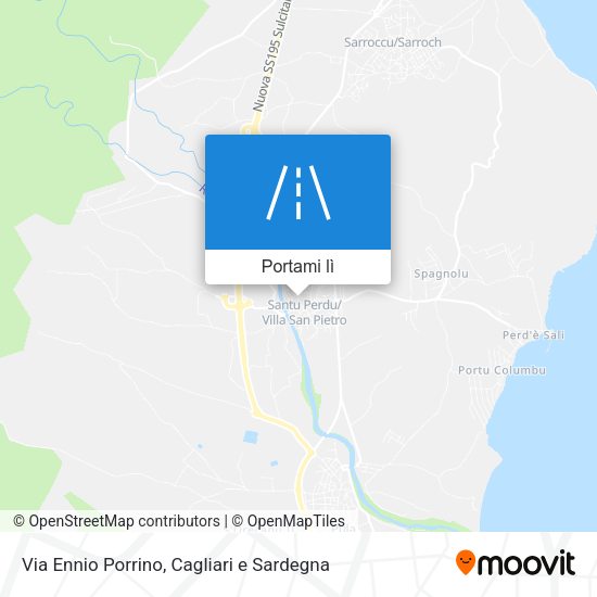 Mappa Via Ennio Porrino