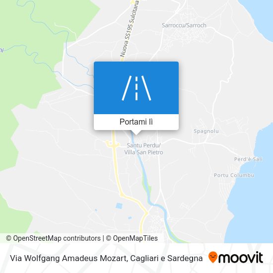 Mappa Via Wolfgang Amadeus Mozart
