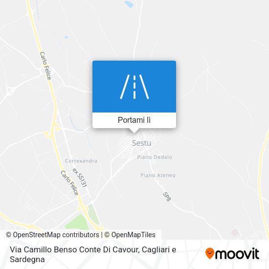 Mappa Via Camillo Benso Conte Di Cavour