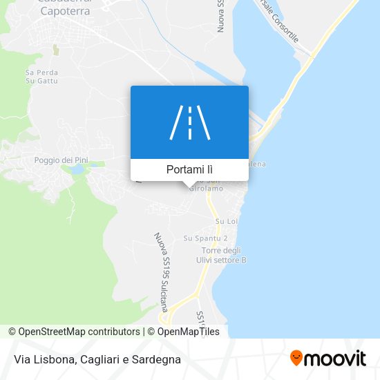 Mappa Via Lisbona