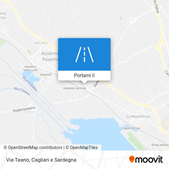 Mappa Via Teano