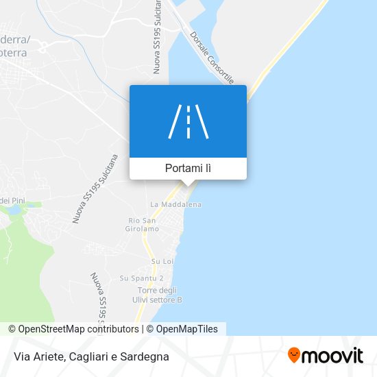 Mappa Via Ariete