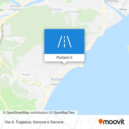 Mappa Via A. Fugassa