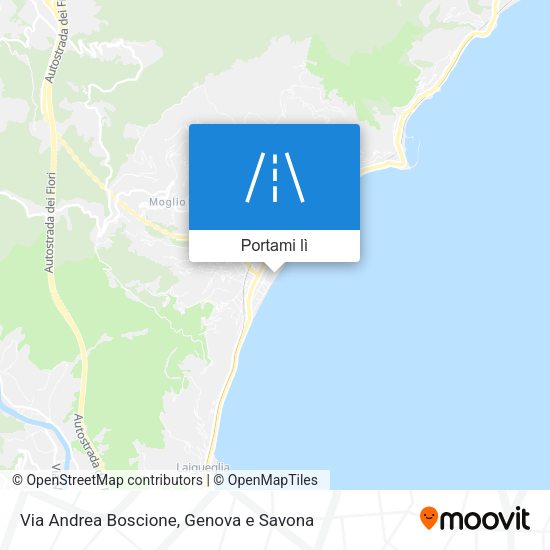 Mappa Via Andrea Boscione
