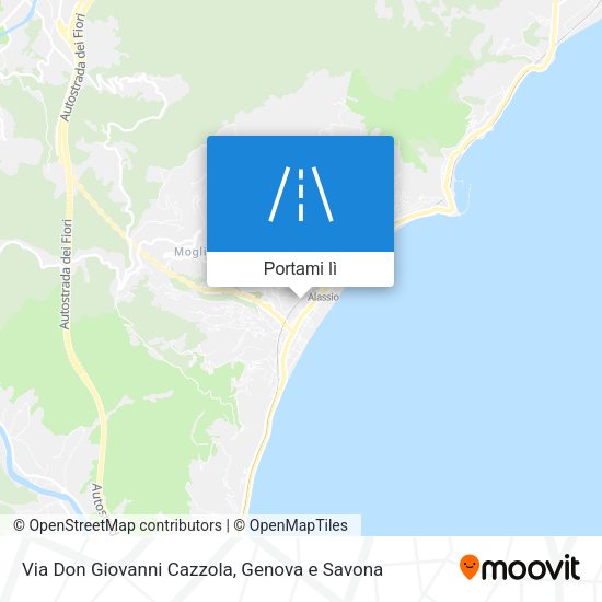 Mappa Via Don Giovanni Cazzola