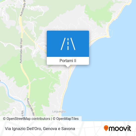Mappa Via Ignazio Dell'Oro