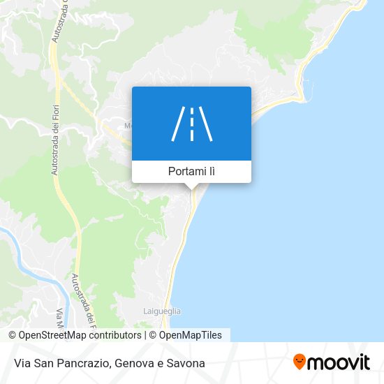 Mappa Via San Pancrazio