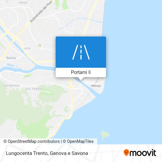 Mappa Lungocenta Trento