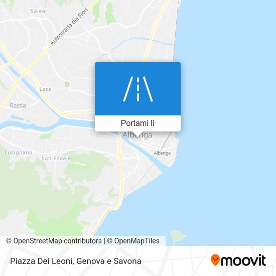 Mappa Piazza Dei Leoni