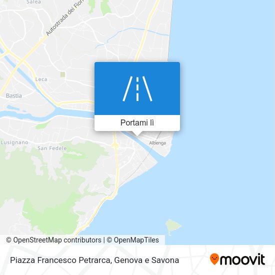 Mappa Piazza Francesco Petrarca