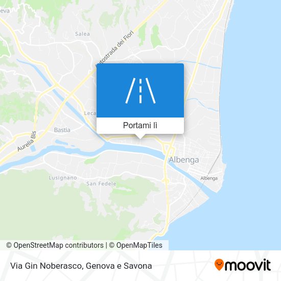 Mappa Via Gin Noberasco