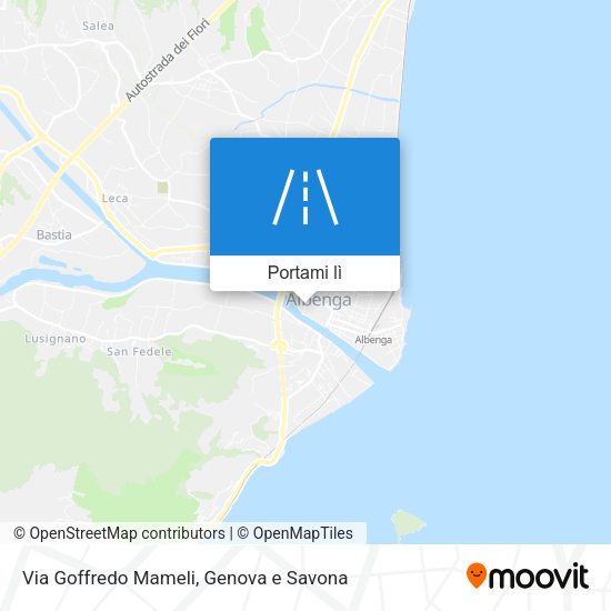 Mappa Via Goffredo Mameli