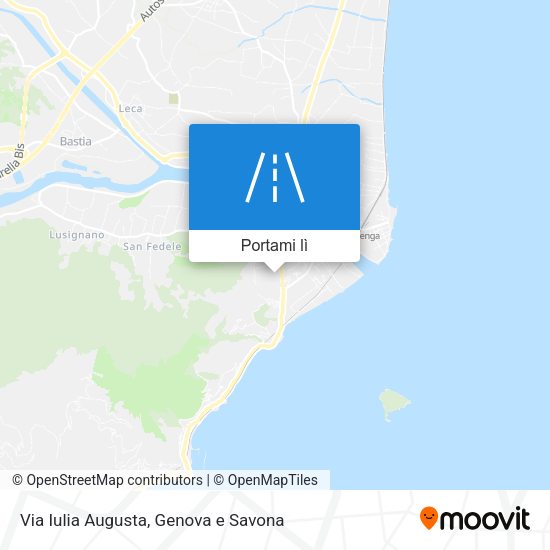 Mappa Via Iulia Augusta
