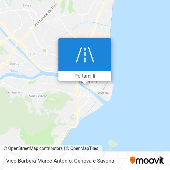 Mappa Vico Barbera Marco Antonio