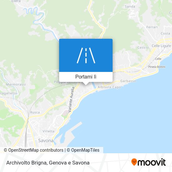 Mappa Archivolto Brigna