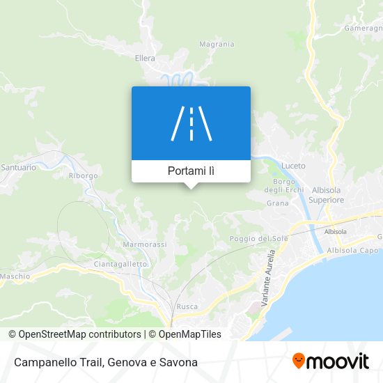 Mappa Campanello Trail