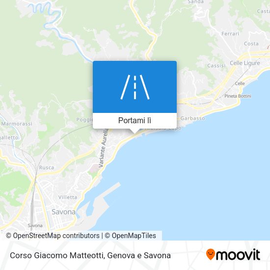Mappa Corso Giacomo Matteotti