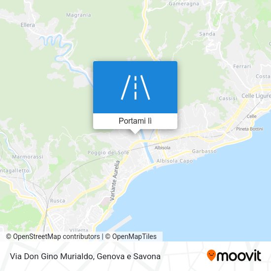 Mappa Via Don Gino Murialdo